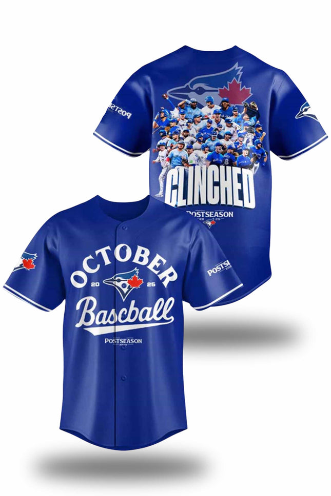 2025 Blue Jays October Baseball Jersey
