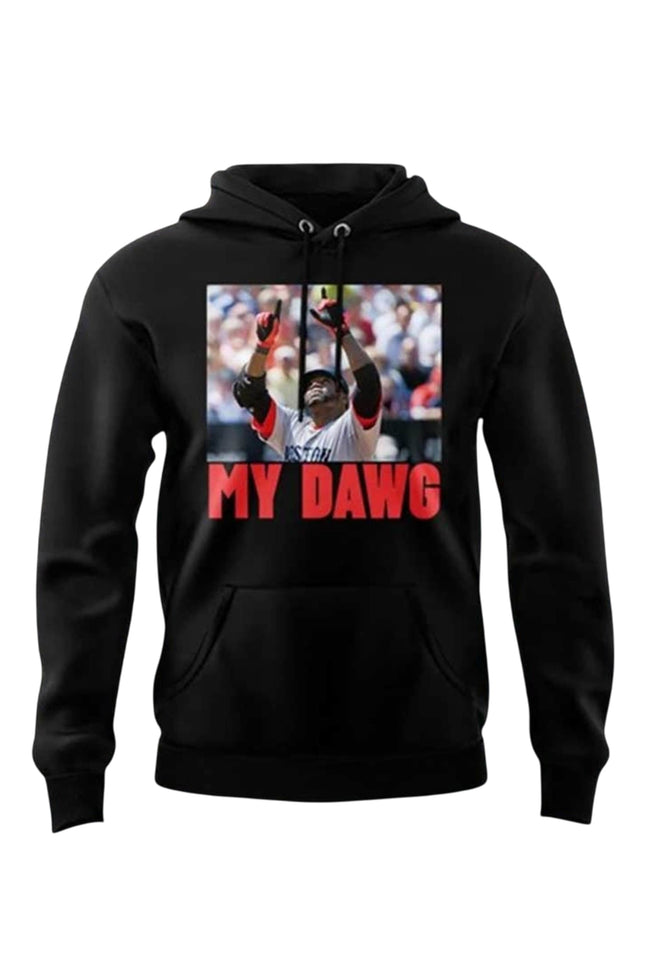 2025 David Ortiz My Dawg Hoodie Big Papi 34 Boston Red Sox Baseball Hoodie