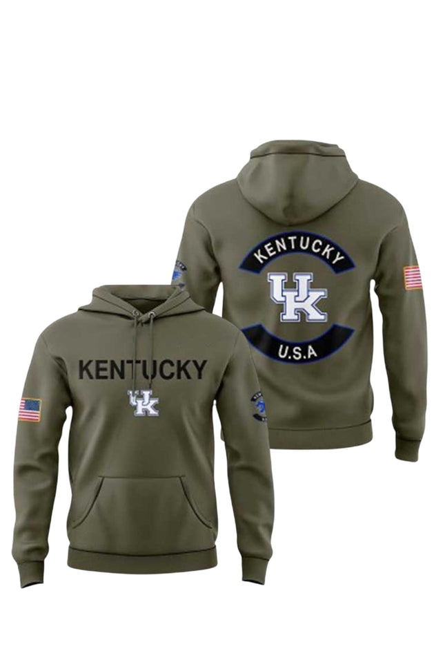 2025 Kentucky Wildcats Military Appreciation Hoodie