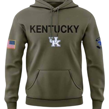 2025 Kentucky Wildcats Military Appreciation Hoodie 1