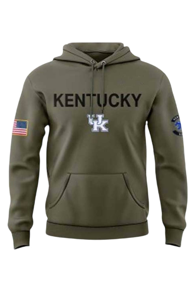 2025 Kentucky Wildcats Military Appreciation Hoodie 1