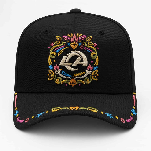 2025 Men's Black Los Angeles Rams Hasta La Muerte Hat