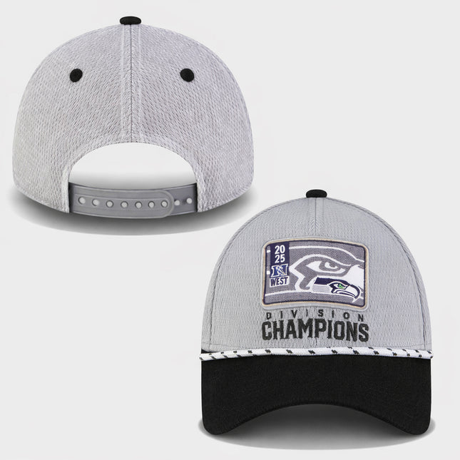 Seattle Seahawks 2025 NFC West Division Champions Locker Room Hat