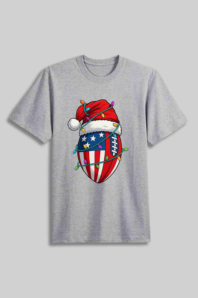 American Flag Football 2025 Christmas Shirt1