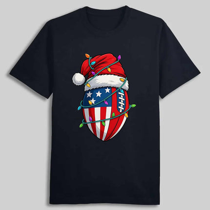 American Flag Football 2025 Christmas Shirt4