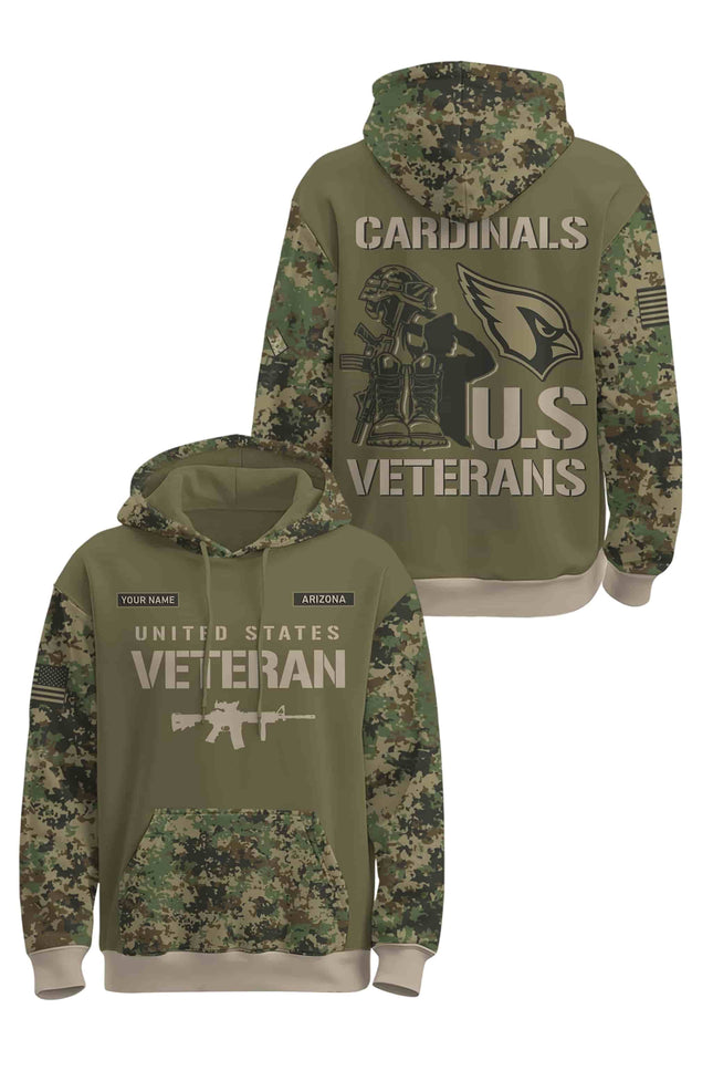 Arizona Cardinals Veteran Day 2025 Hoodie