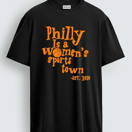 Aubrey Plaza Philly Is A Women's Sport Town Est 2030 T-Shirt2