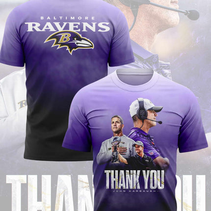 Baltimore Ravens Thank You Coach Harbaugh Shirt