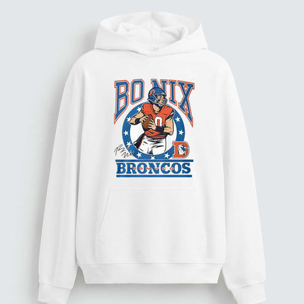 Bo Nix Denver Broncos Player Signature Shirt1