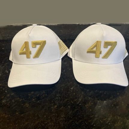 Charlie Kirk 47 USA Trump White Hat