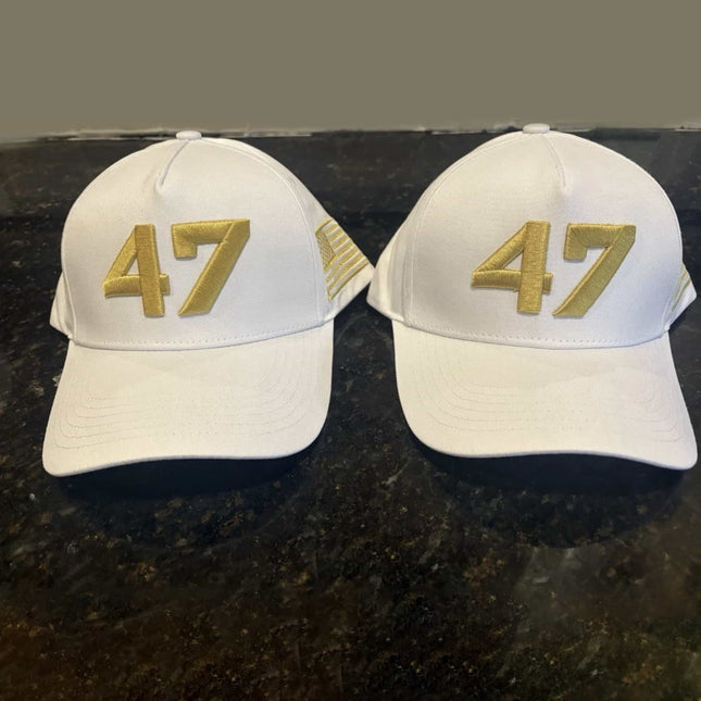 Charlie Kirk 47 USA Trump White Hat