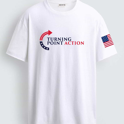 Charlie Kirk Turning Point USA Trump Commemorative T-Shirt