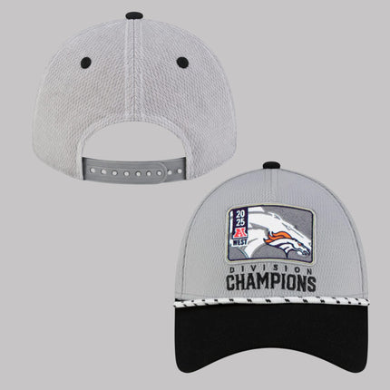 Denver Broncos 2025 Division Champion Locker Room Hat