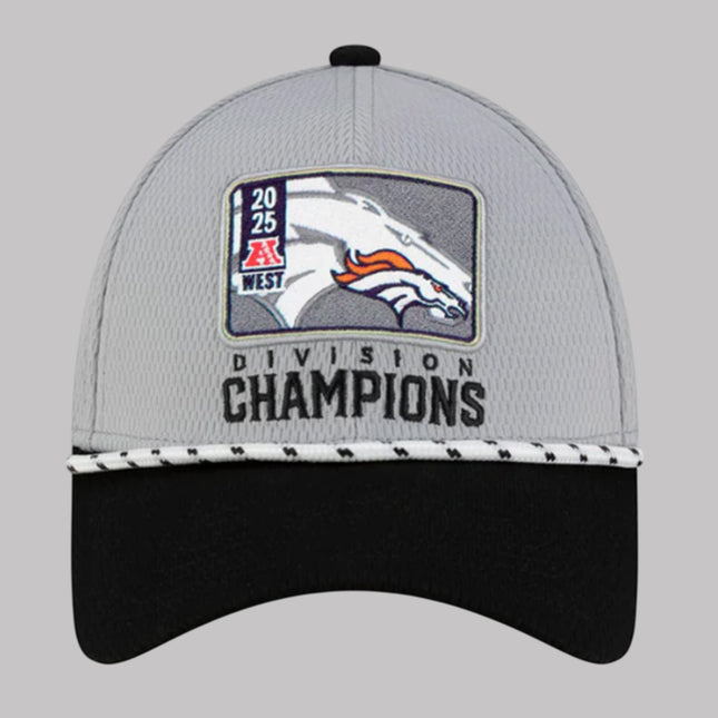 Denver Broncos 2025 Division Champion Locker Room Hat1