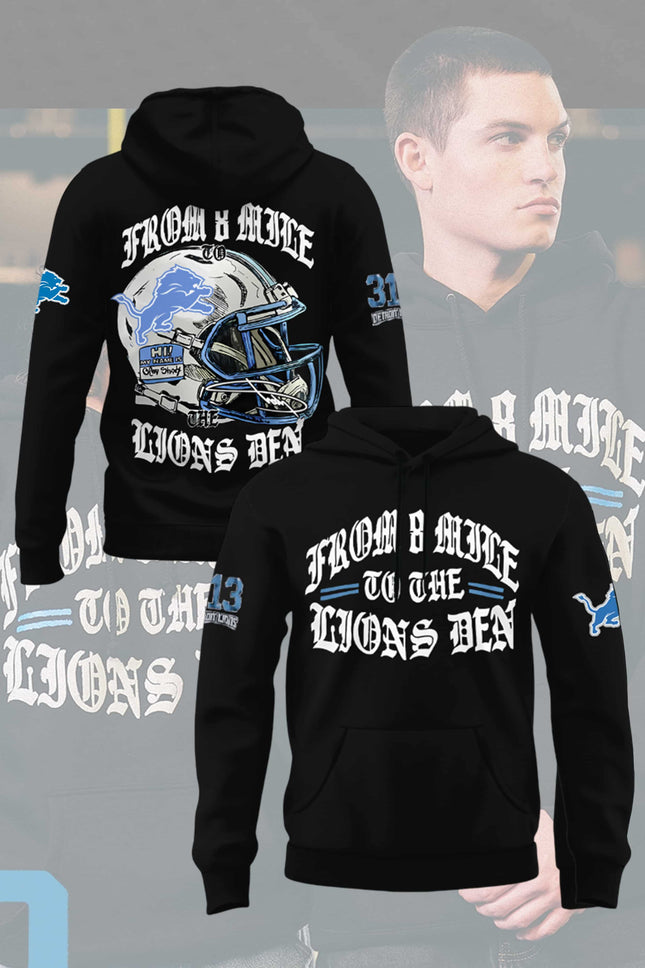 Detroit Lions x Eminem Thanksgiving Halftime Show 2025 Hoodie