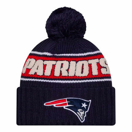Drake Maye Patriots Knit Beanie Hat 2026 Navy