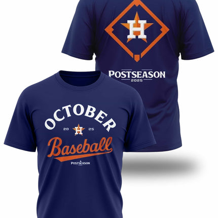 Houston Astros 2025 October Ready Postseason Shirt