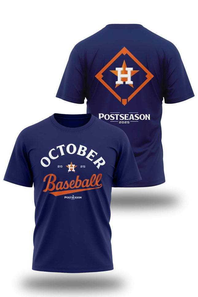 Houston Astros 2025 October Ready Postseason Shirt