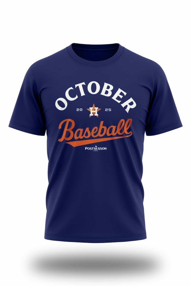 Houston Astros 2025 October Ready Postseason Shirt