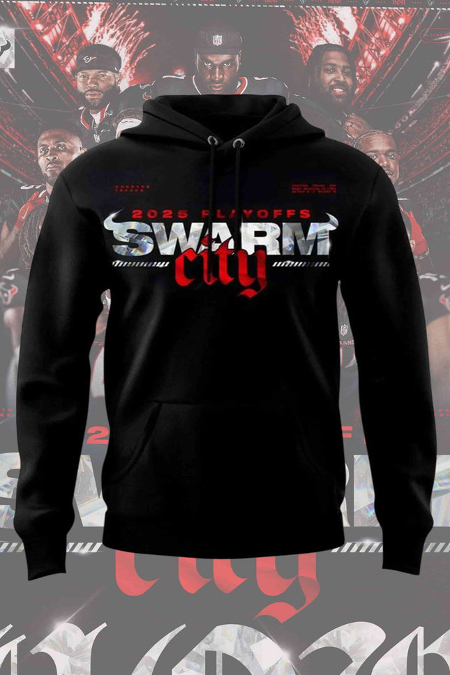 Houston Texans 2026 Playoff Swarm City Shirt1