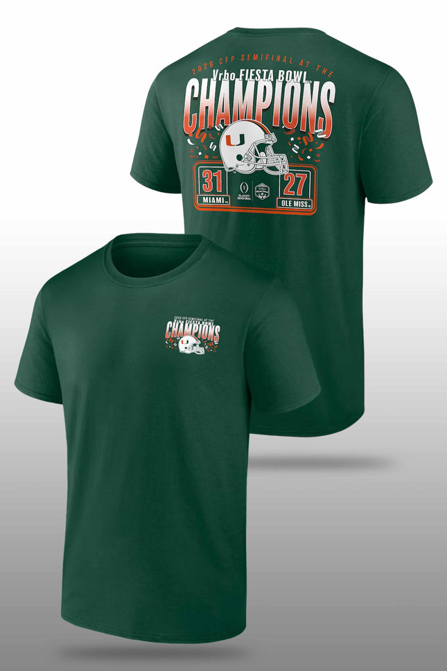 Hurricanes Football Playoff Fiesta Bowl Champions Shirt 2026