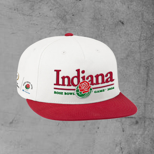 Indiana Hoosiers 2026 Rose Bowl Snapback Hat