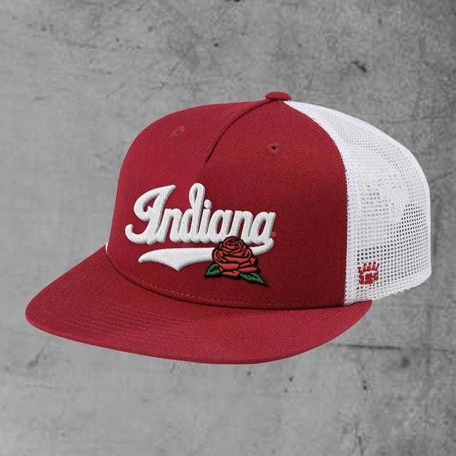 Indiana Hoosiers 2026 Rose Bowl Trucker Hat1