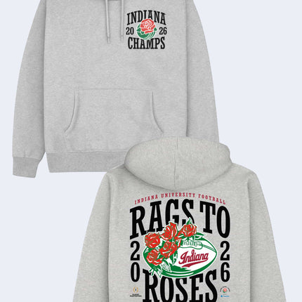 Indiana Rags to Roses 2026 Rose Bowl Champs Hoodie