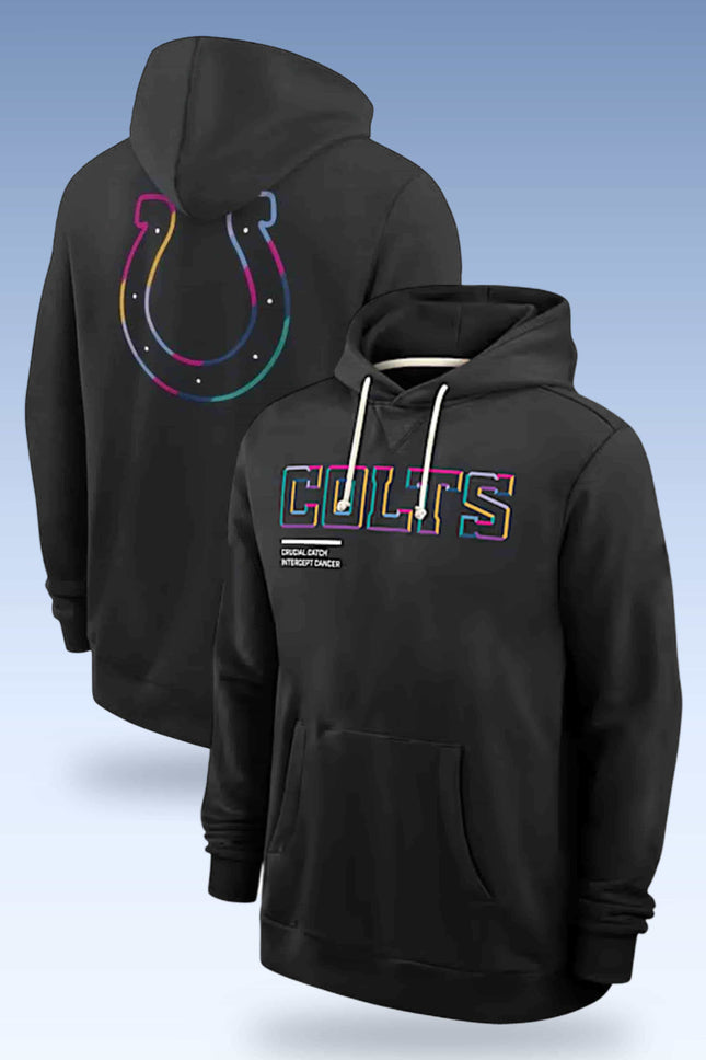 Indianapolis Colts Rams 2025 Crucial Catch Hoodie