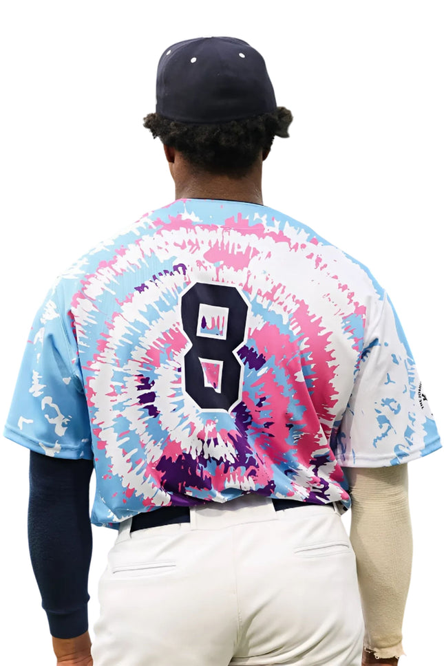 Kane County Cougars Game Worn Tie-dye Jersey 20251