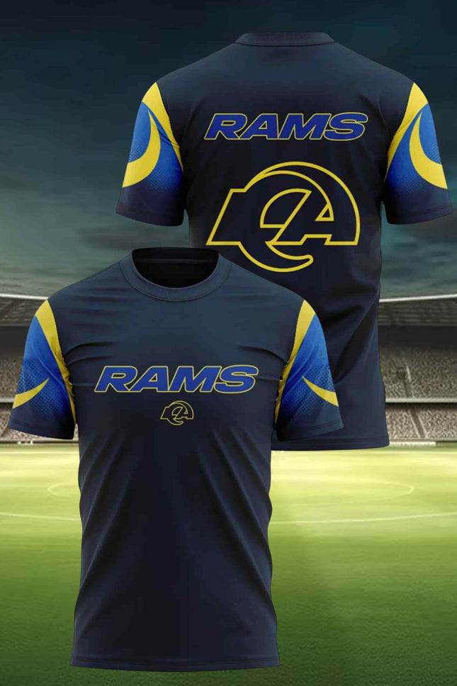 Los Angeles Rams 2025 New Rivalries Midnight Mode T-Shirt