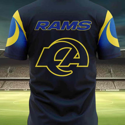 Los Angeles Rams 2025 New Rivalries Midnight Mode T-Shirt1