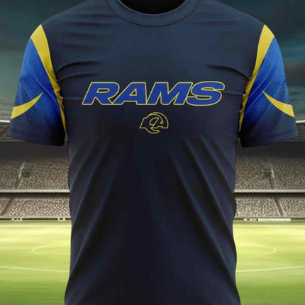 Los Angeles Rams 2025 New Rivalries Midnight Mode T-Shirt2
