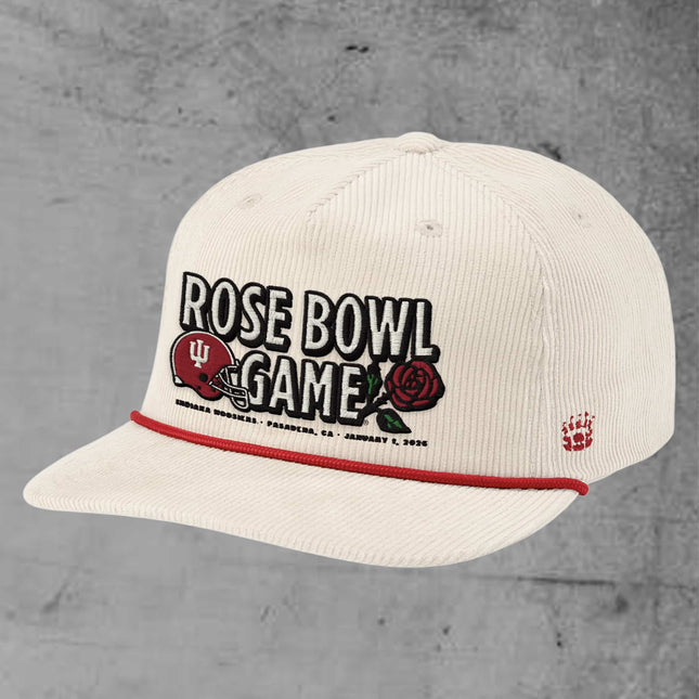 Indiana Hoosiers 2026 Rose Bowl Corduroy Hat