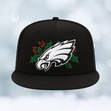 Philadelphia Eagles Holly Christmas 2025 Hat