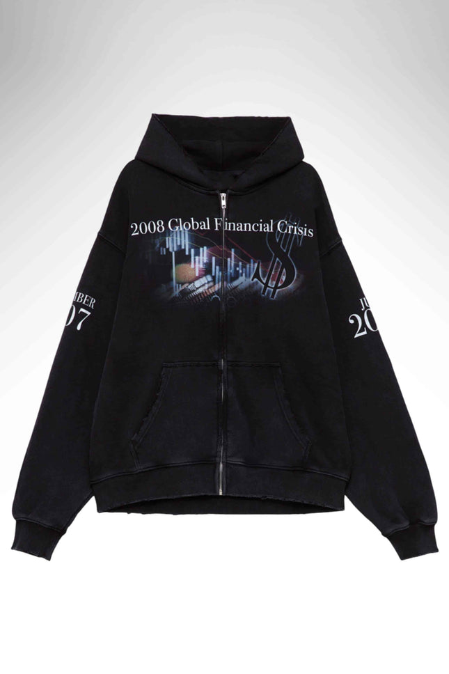 Rob Dillingham 2008 Global Financial Crisis Zip Hoodie