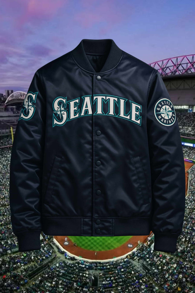 Seattle Mariners 50 Seasons Merch 2026 Bomber Jacket2