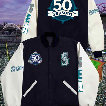 Seattle Mariners 50 Seasons Merch 2026 Jacket