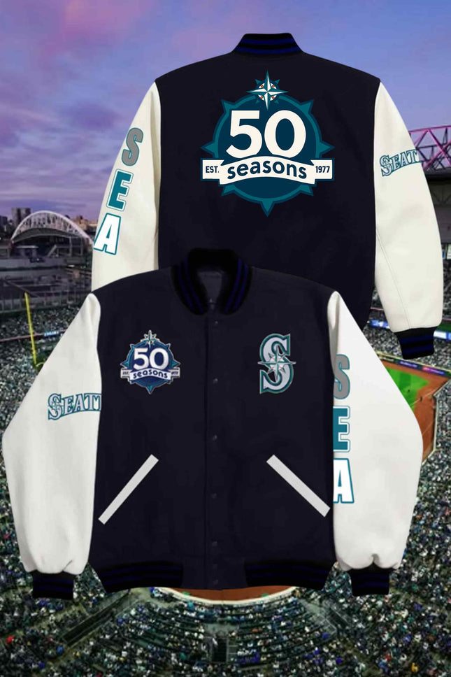 Seattle Mariners 50 Seasons Merch 2026 Jacket