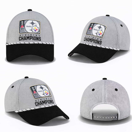 Steelers AFC North Division Champions Hat 2025