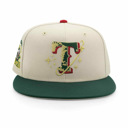 Stone Texas Rangers Dark Green Visor Gray Bottom 2023 World Series Champions Hat