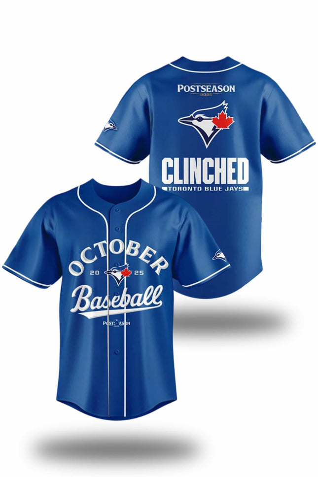 Toronto Blue Jays October Baseball Postseason 2025 Jersey