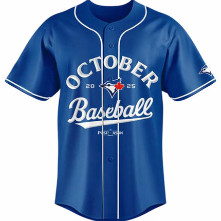 Toronto Blue Jays October Baseball Postseason 2025 Jersey1