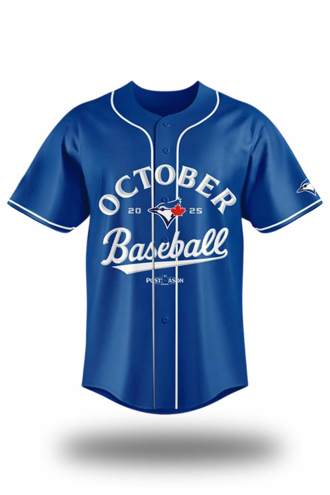 Toronto Blue Jays October Baseball Postseason 2025 Jersey1